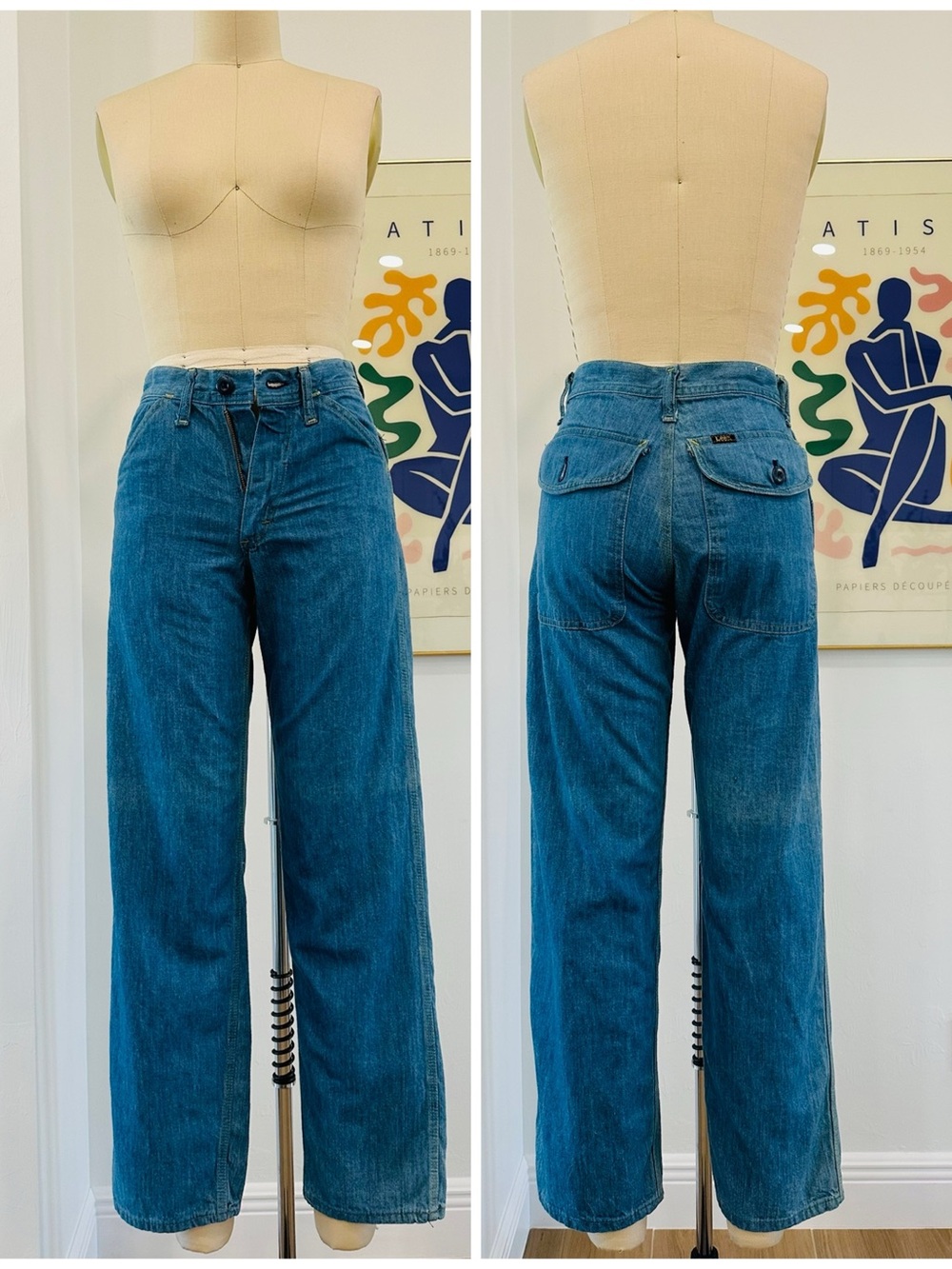 Vintage 70’s/80’s Lee High-Rise Straight-Leg Jeans